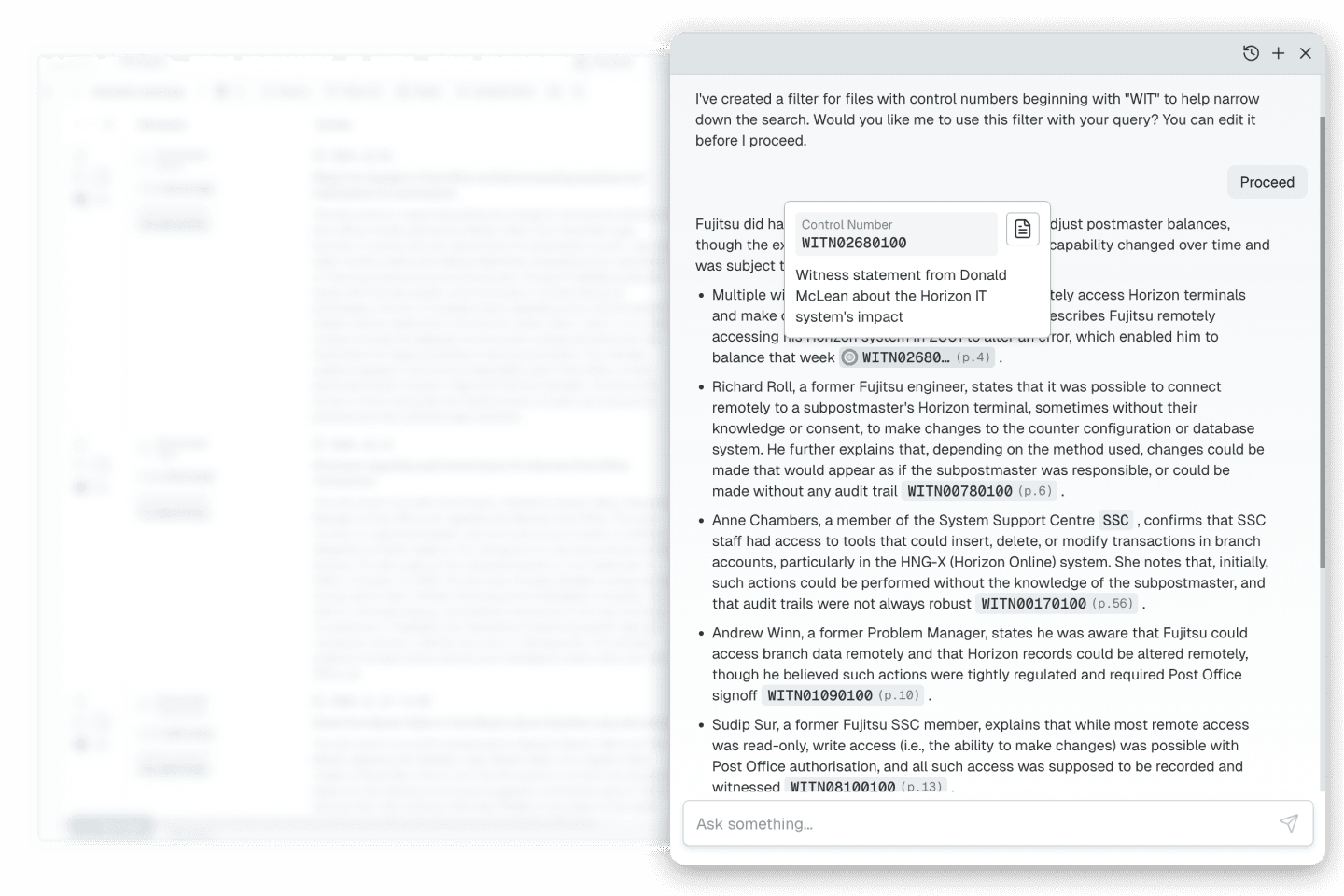 Quick referenced answers